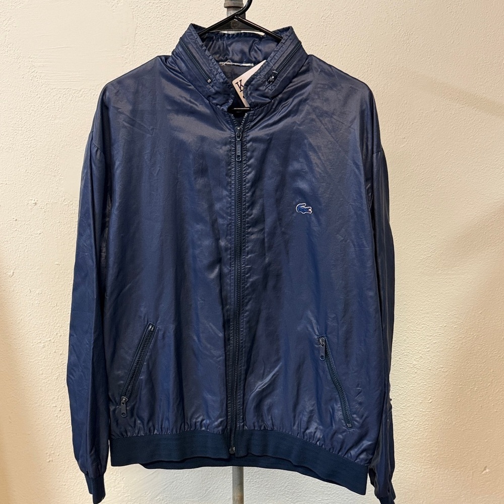 Vintage 80s IZOD Lacoste Golf Windbreaker Jacket Size Large